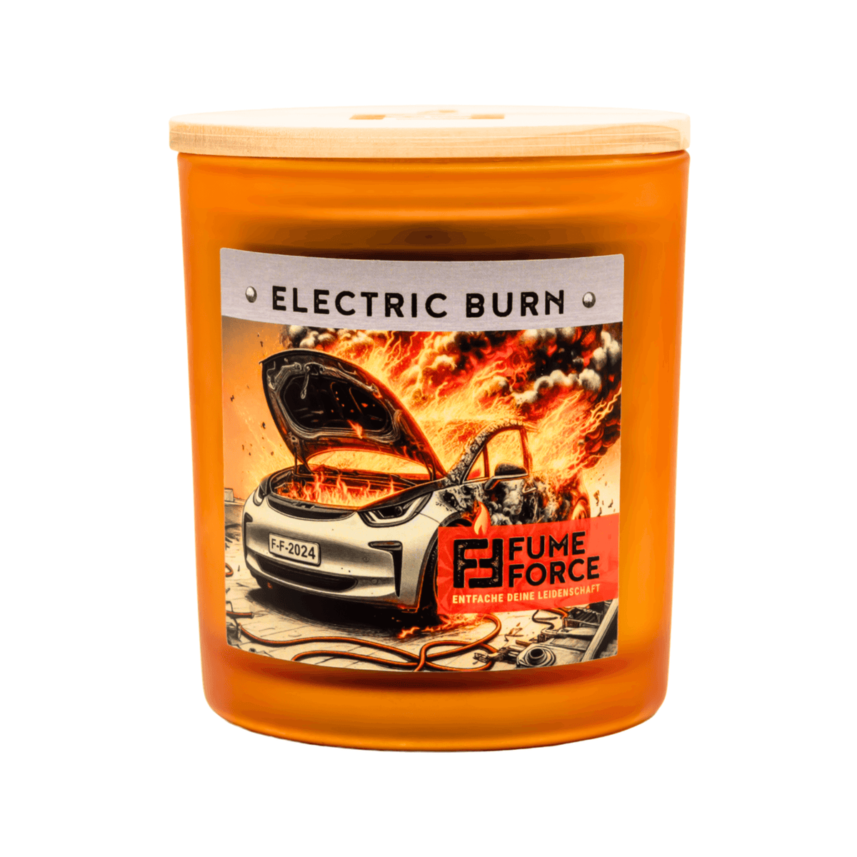 Electric Burn – Rauch & sweet BBQ Duftkerze – FumeForce