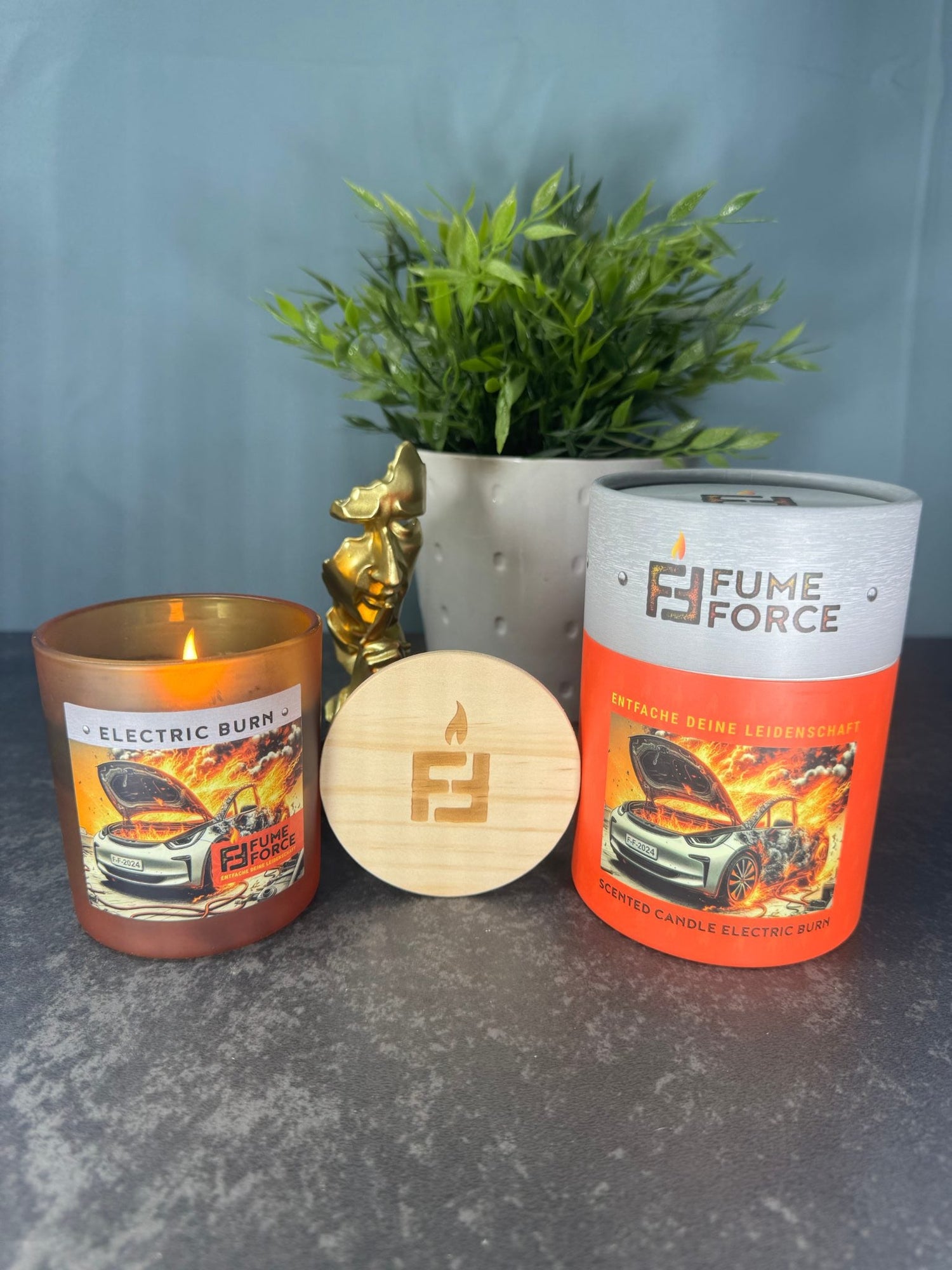 Electric Burn – Rauch & sweet BBQ Duftkerze